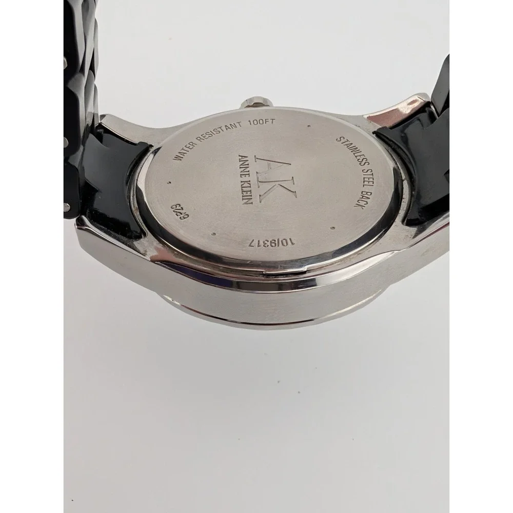 Anne Klein Watch Women 39mm Case Pave Bezel 6.75